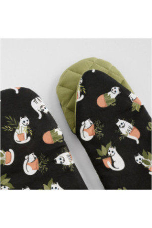 Ensemble de Gants de Four - Purrpot - Black