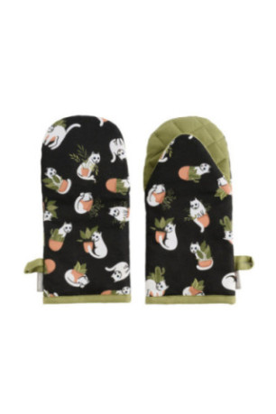 Ensemble de Gants de Four - Purrpot - Black