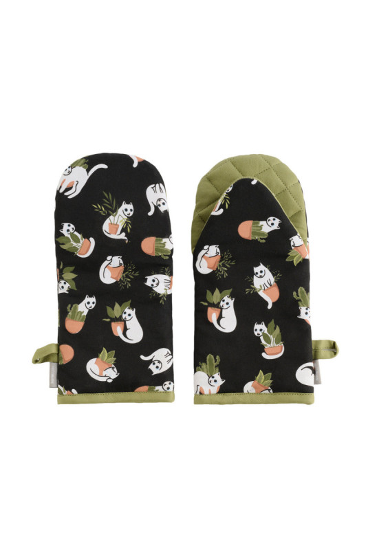 Ensemble de Gants de Four - Purrpot - Black