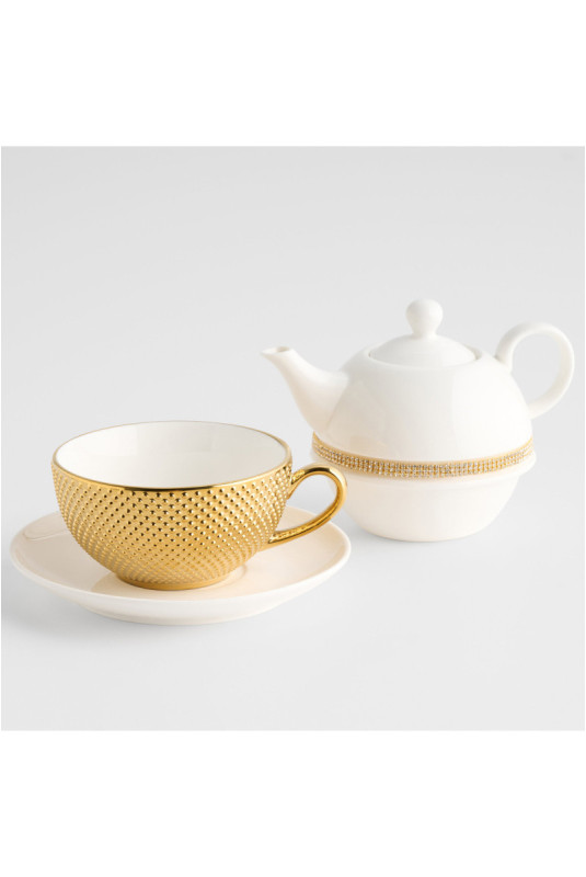 Thé Pour Une Personne - Glamtis Gold - White
