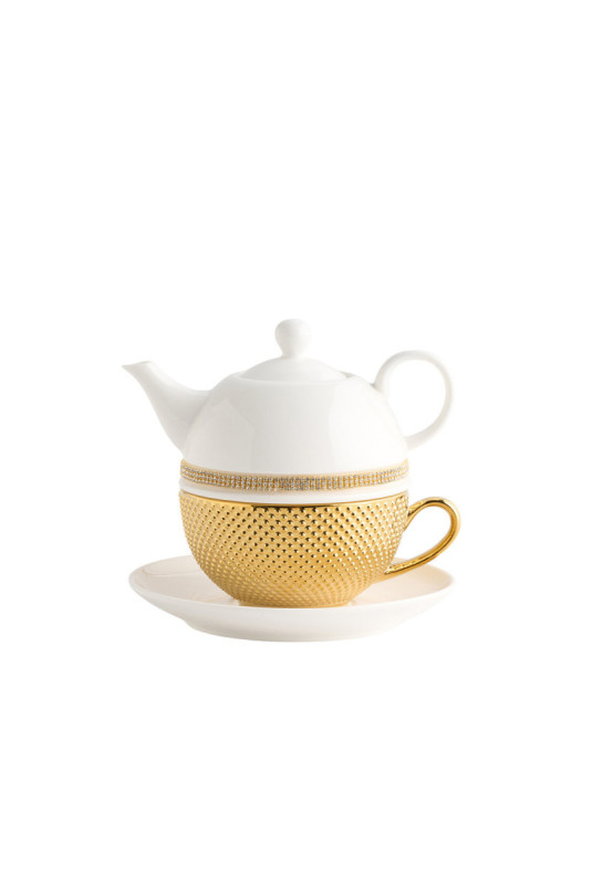 Thé Pour Une Personne - Glamtis Gold - White