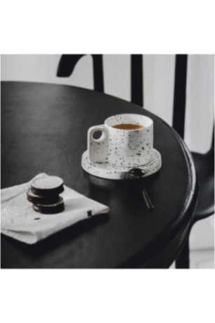 Tasse Avec Sous-Tasse - Akamira - White