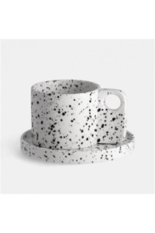 Tasse Avec Sous-Tasse - Akamira - White