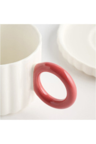 Tasse Avec Sous-Tasse - Della - Pink