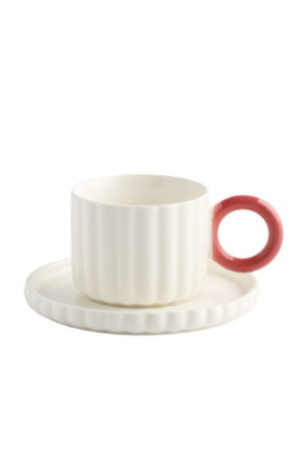 Tasse Avec Sous-Tasse - Della - Pink