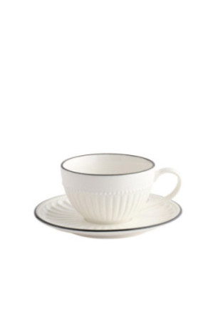 Tasse Avec Sous-Tasse - Raya - Black