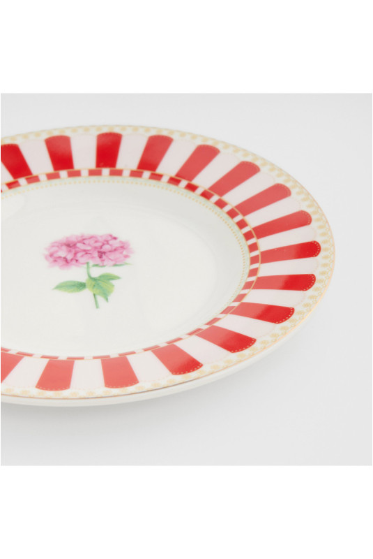Tasse Avec Sous-Tasse - Vivelle - Red