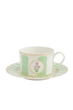 Tasse Avec Sous-Tasse - Vivelle - Light Green