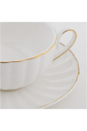 Tasse Avec Sous-Tasse - Morelli - White