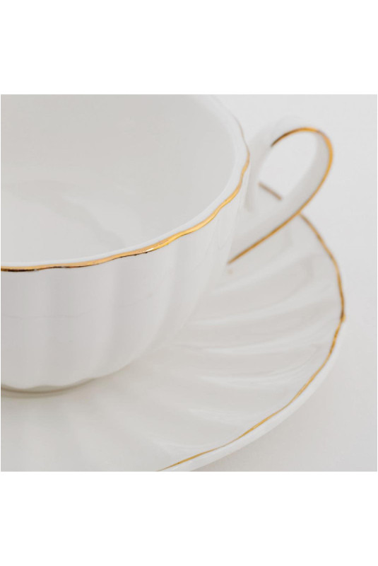Tasse Avec Sous-Tasse - Morelli - White