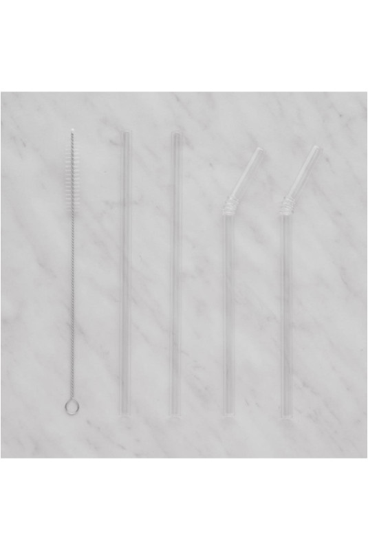 Ensemble de Pailles - Strawelli - Clear Transparent