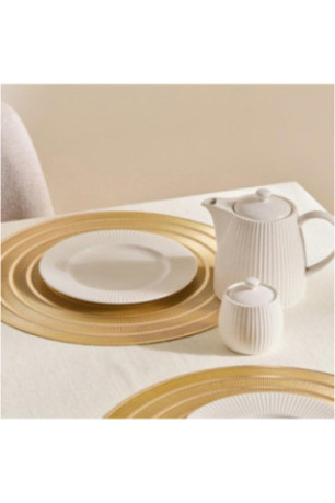 Ensemble de Sets de Table Décoratifs - Rigelas - Gold