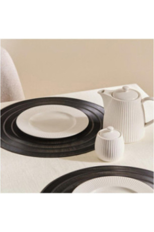 Ensemble de Sets de Table Décoratifs - Rigelas - Black