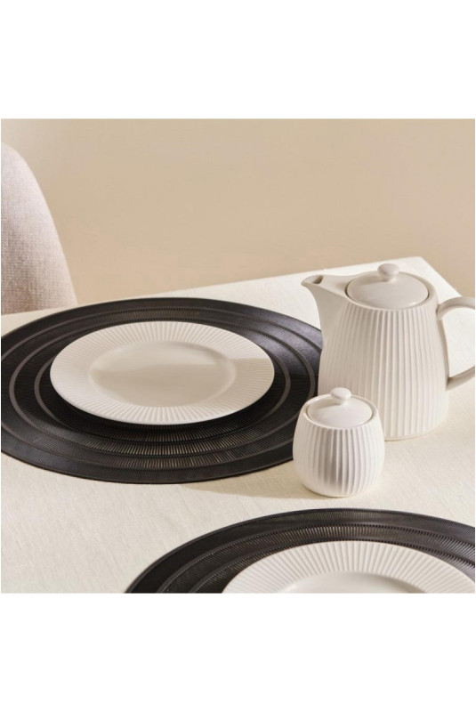 Ensemble de Sets de Table Décoratifs - Rigelas - Black