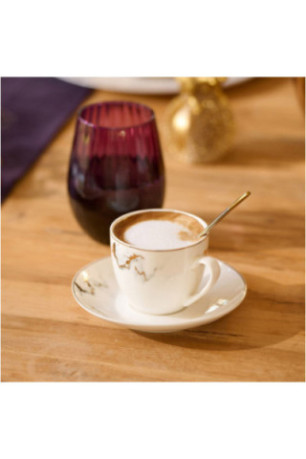 Tasse Avec Sous-Tasse - Marberis - White