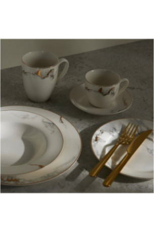 Tasse Avec Sous-Tasse - Marberis - White