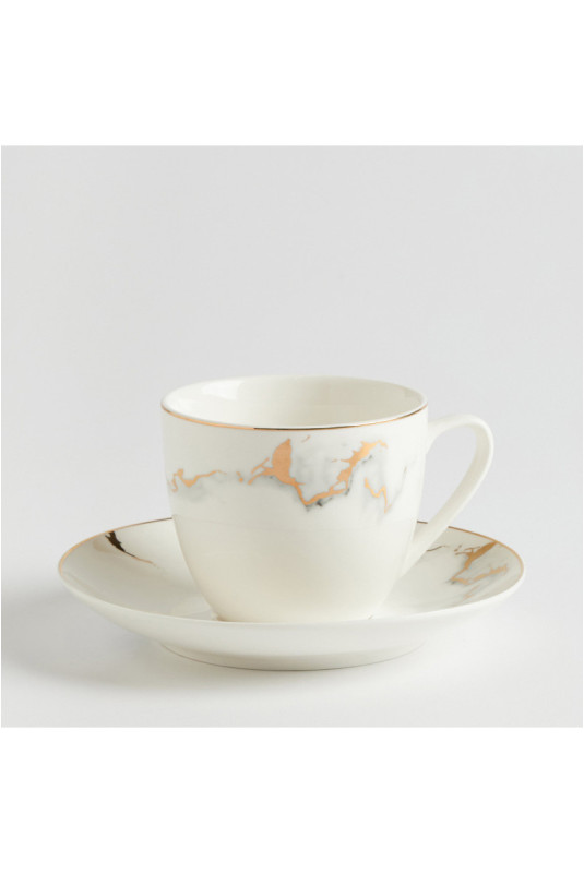 Tasse Avec Sous-Tasse - Marberis - White