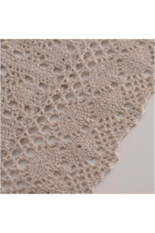 Nappe En Dentelle Pour Petit Format - Folkelips - Beige