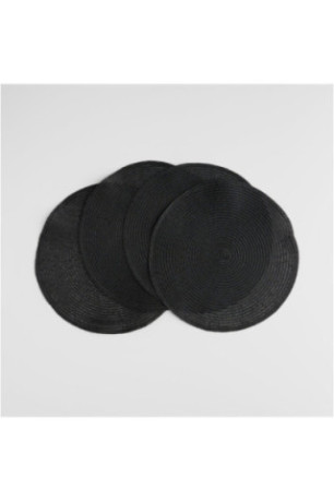 Ensemble de Sets de Table Décoratifs - Glitter Set - Black