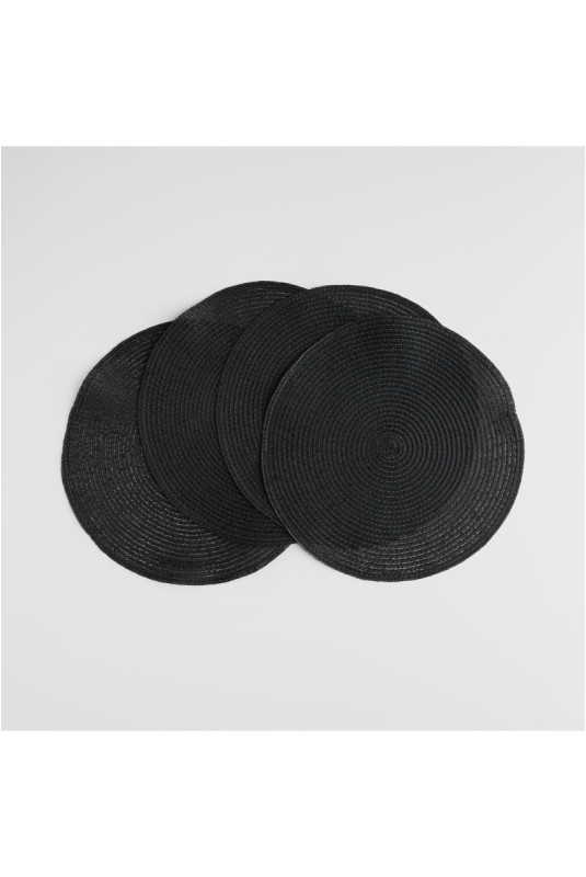 Ensemble de Sets de Table Décoratifs - Glitter Set - Black