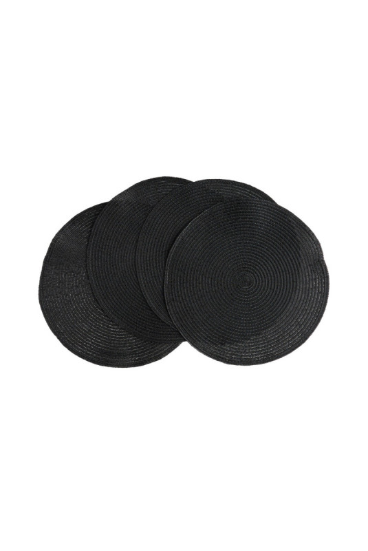 Ensemble de Sets de Table Décoratifs - Glitter Set - Black