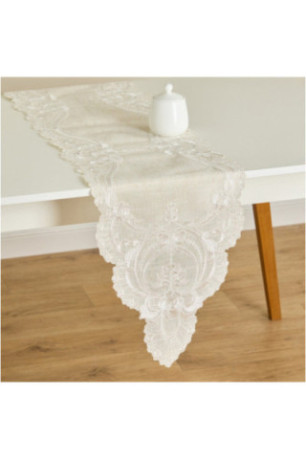 Chemin de Table Brodé - Sorella - Light Beige
