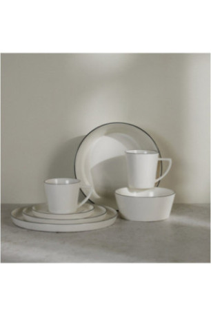 Tasse Avec Sous-Tasse - Rimo - Black