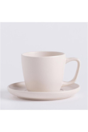 Tasse Avec Sous-Tasse - Kendrick - Light Beige