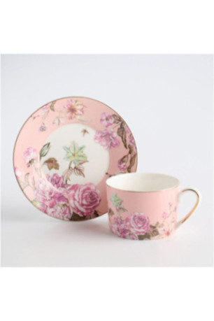 Tasse Avec Sous-Tasse - Rosal - Pink
