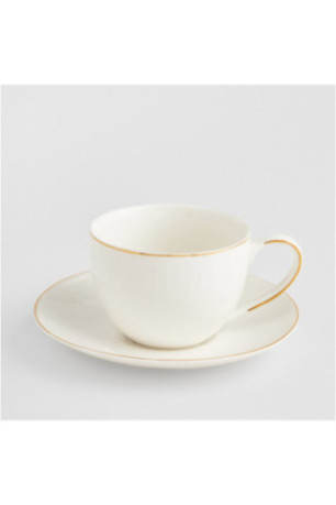 Tasse Avec Sous-Tasse - Atea - White