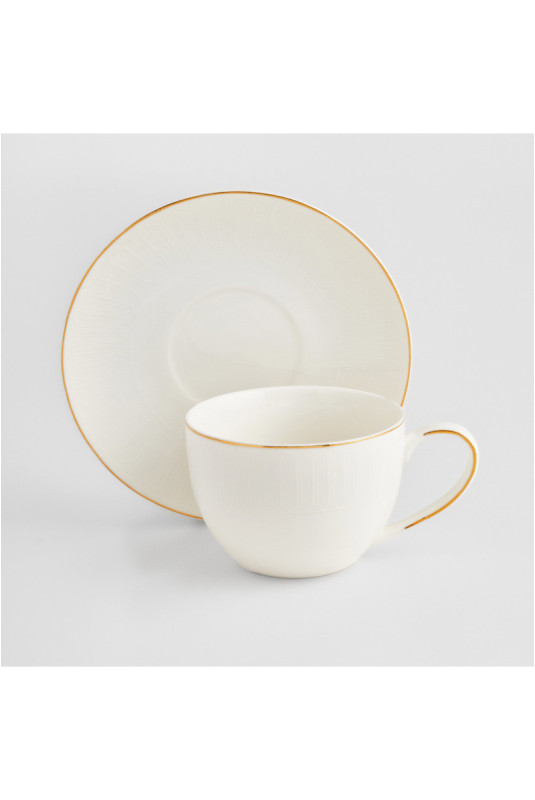 Tasse Avec Sous-Tasse - Atea - White