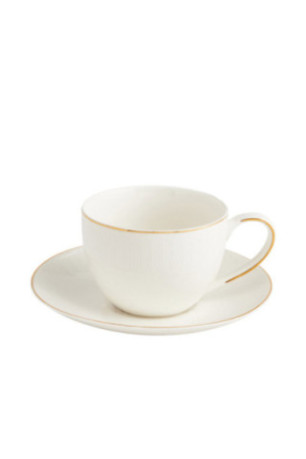 Tasse Avec Sous-Tasse - Atea - White