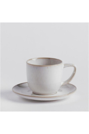 Tasse Avec Sous-Tasse - Inaya - Light Beige