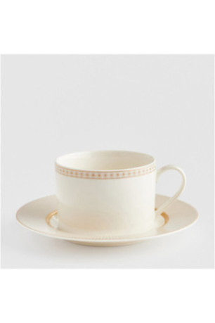 Tasse Avec Sous-Tasse - Galanta - Beige