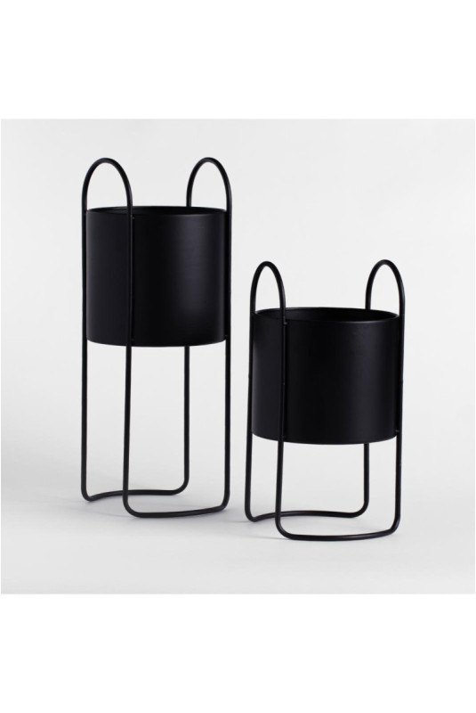 Pot de Fleur - Zenara - Black