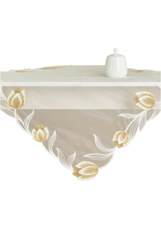 Petite Nappe Brodée - Kiruna - White