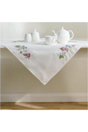 Petite Nappe Brodée - Pansisa - White