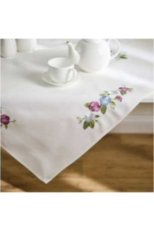 Petite Nappe Brodée - Pansisa - White
