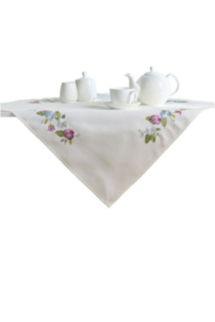 Petite Nappe Brodée - Pansisa - White