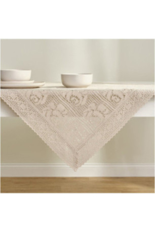 Nappe En Dentelle Pour Petit Format - Folk2 - Beige
