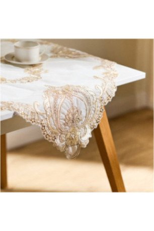 Petite Nappe Brodée - Yulara - Gold