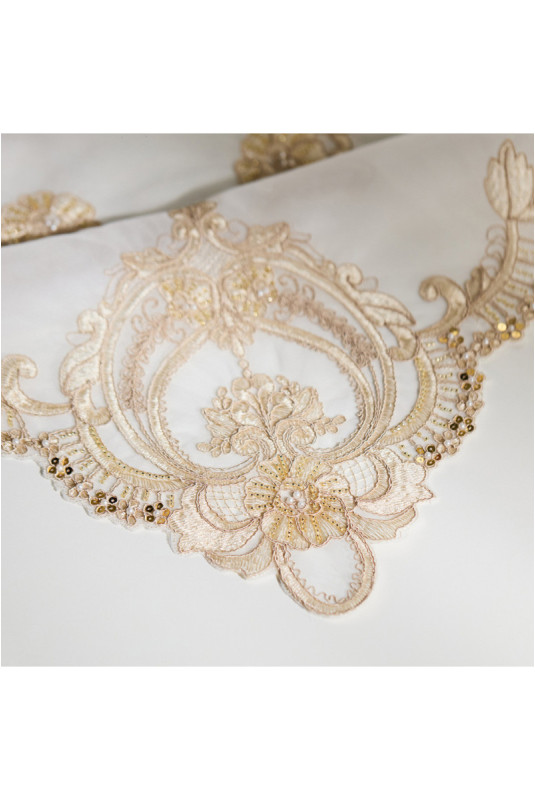 Petite Nappe Brodée - Yulara - Gold
