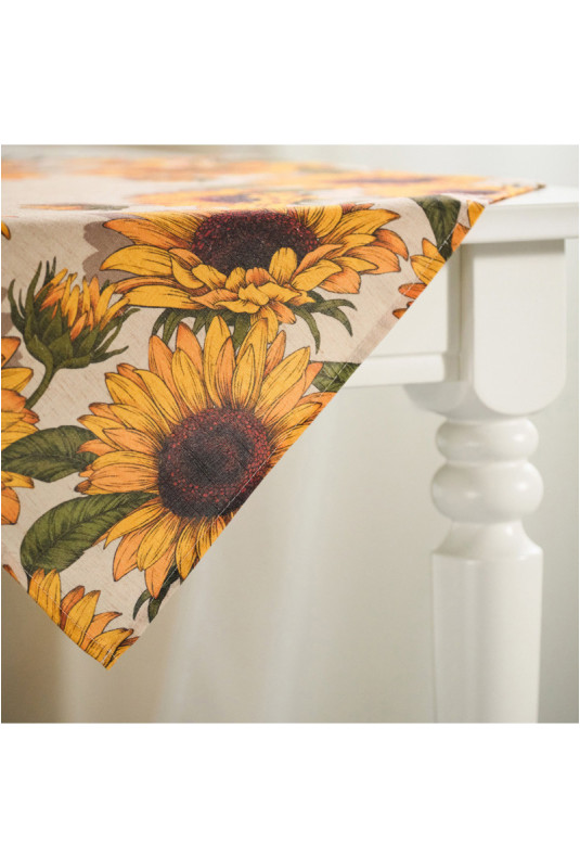 Petite Nappe Imprimée - Sunflorio Serweta Z - Yellow