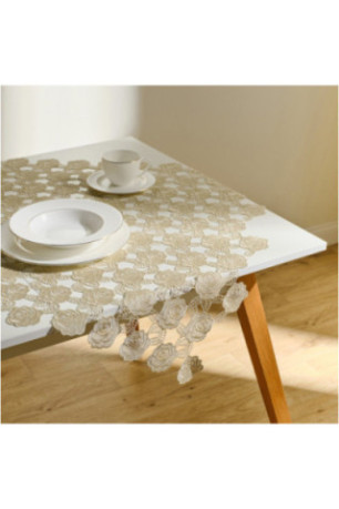Nappe En Dentelle Pour Petit Format - Roselina - Light Gold
