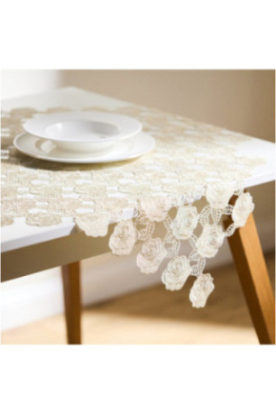 Nappe En Dentelle Pour Petit Format - Roselina - Light Gold