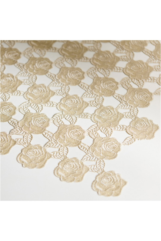 Nappe En Dentelle Pour Petit Format - Roselina - Light Gold