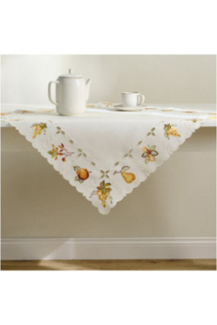 Petite Nappe Brodée - Cidera - White