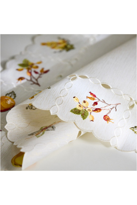 Petite Nappe Brodée - Cidera - White