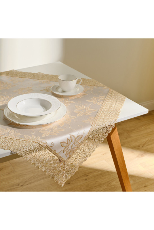 Petite Nappe Jacquard - Follar - Light Gold