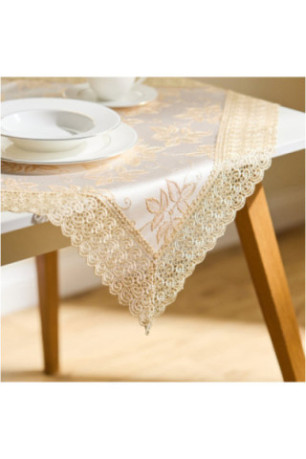 Petite Nappe Jacquard - Follar - Light Gold